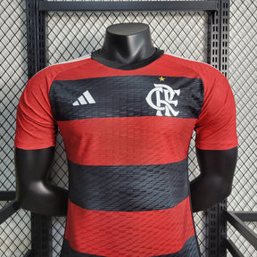 Camisa Flamengo Home 2023/24 - Adidas Jogador Masculina - Vermelha/Preta