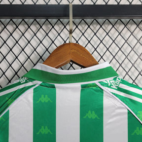 Camisa Real Betis Home 1995/97 - Kappa Retrô Masculina - Branca/Verde