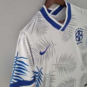 Camisa Seleção Brasil Edição Especial 2022 - Nike Torcedor Masculina - Branca/Azul