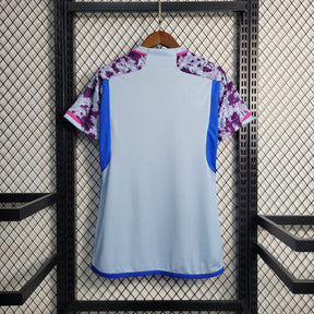 Camisa Seleção Espanha Home 2023/24 - Adidas Torcedor Feminina - Azul/Rosa