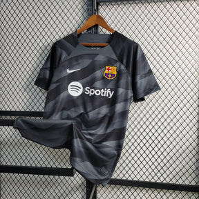 Camisa Barcelona Goleiro 2023/24 - Nike Torcedor Masculina - Preta