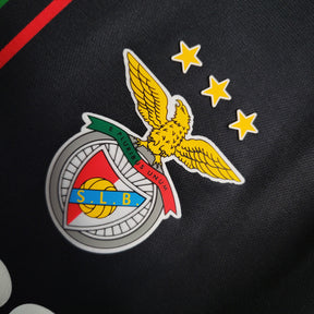 Camisa Benfica Away 2023/24 - Adidas Torcedor Masculina - Preta/Branca