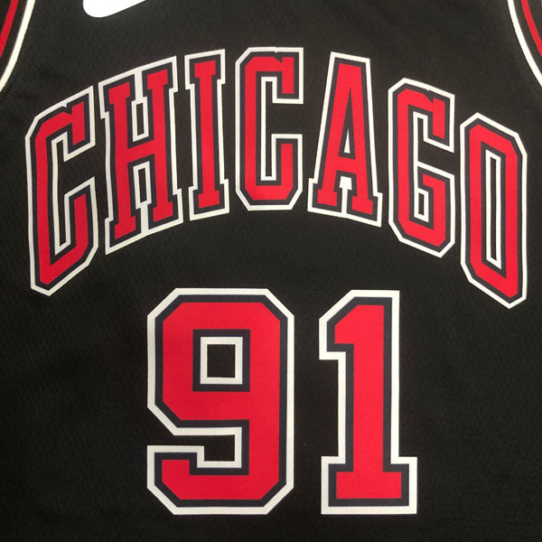 Regata NBA Chicago Bulls Dennis Rodman Preta