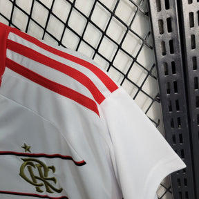 Camisa Flamengo Away 2023/24 - Adidas Torcedor Feminina - Branca/Vermelha