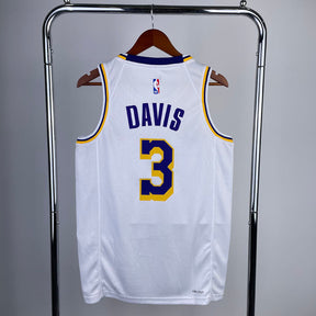 Regata NBA Los Angeles Lakers Association Edition 23/24 Anthony Davis Branca