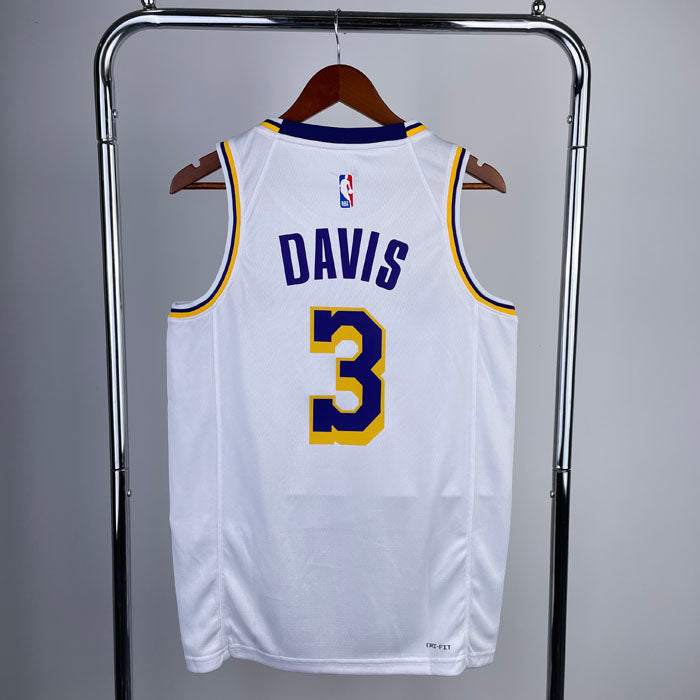 Regata NBA Los Angeles Lakers Association Edition 23/24 Anthony Davis Branca