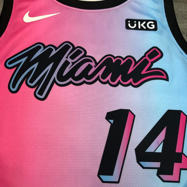 Regata NBA Miami Heat City Edition 20/21 Tyler Herro Rosa e Azul