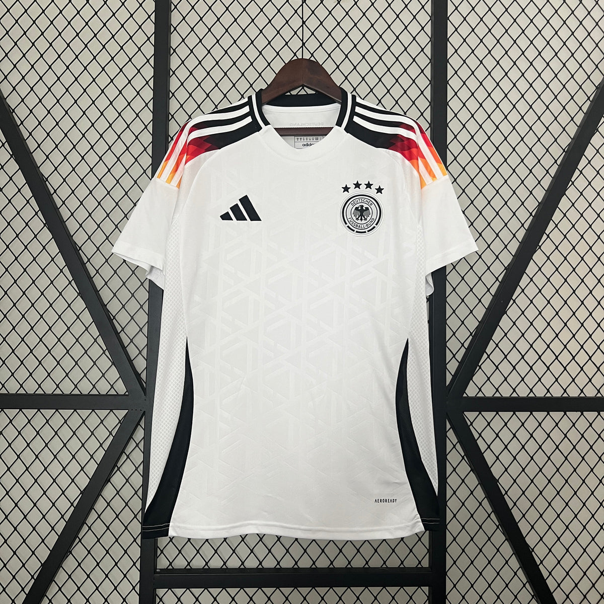 Camisa Seleção Alemanha Home 2024/25 - Adidas Torcedor Masculina - Branca/Preta