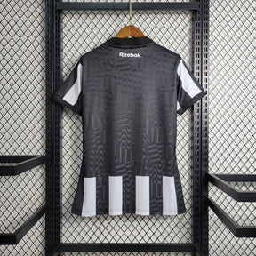 Camisa Botafogo Home 2023/24 - Reebok Torcedor Feminina - Branca/Preta