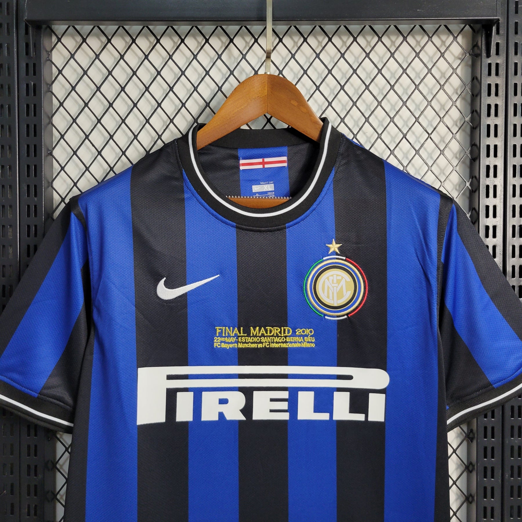 Camisa Inter de Milão Retrô 2009/10 - Nike Retrô Masculina - Azul/Preta