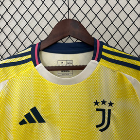 Camisa Juventus Away 2024/25 - Adidas Torcedor Masculina - Amarela/Branca