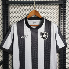 Camisa Botafogo Home 2023/24 - Reebok Torcedor Masculina - Preta/Branca