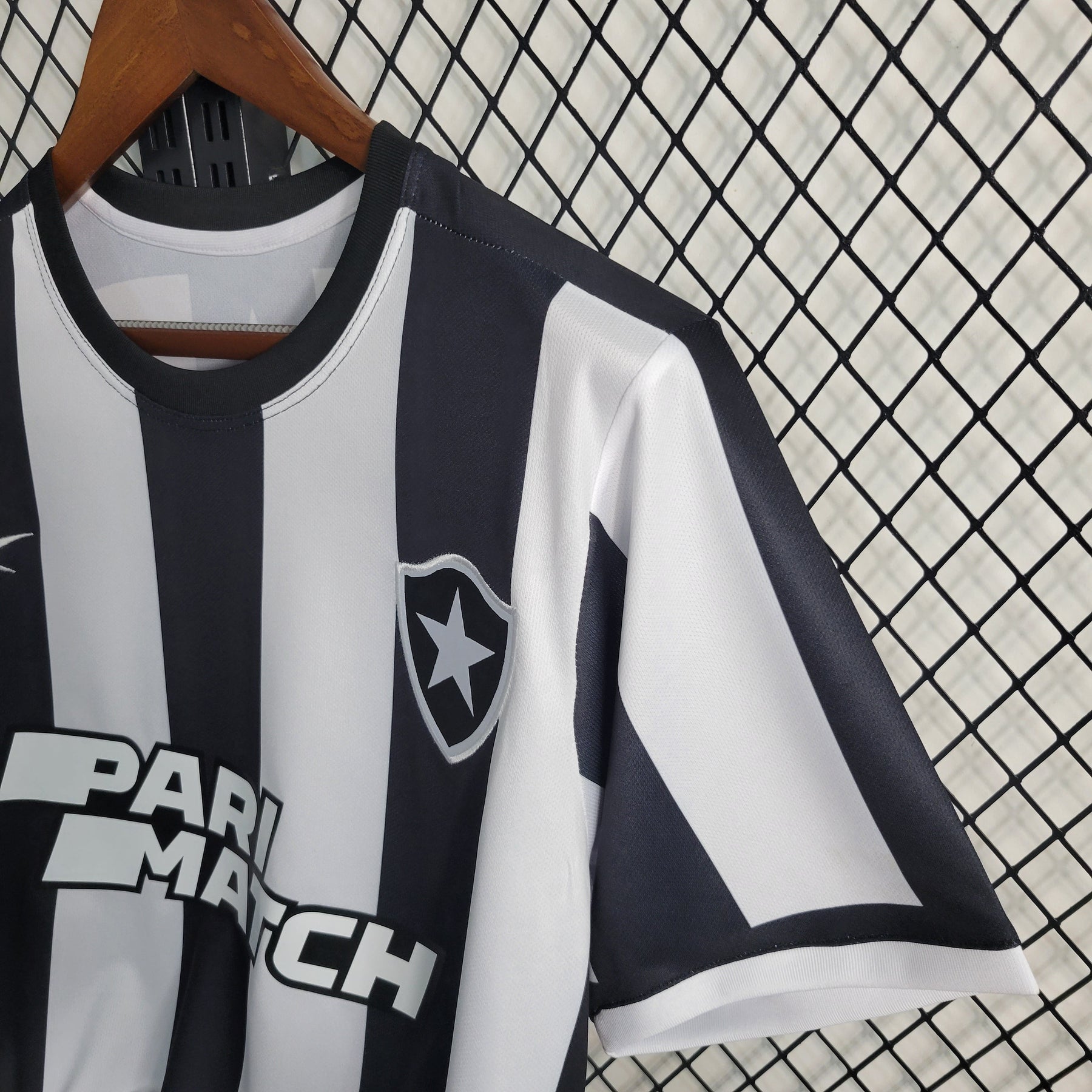 Camisa Botafogo Home 2023/24 - Reebok Torcedor Masculina - Preta/Branca