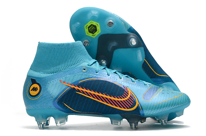 Chuteira Nike Mercurial Superfly 8 Elite Blueprint SG-Pro Trava-mista