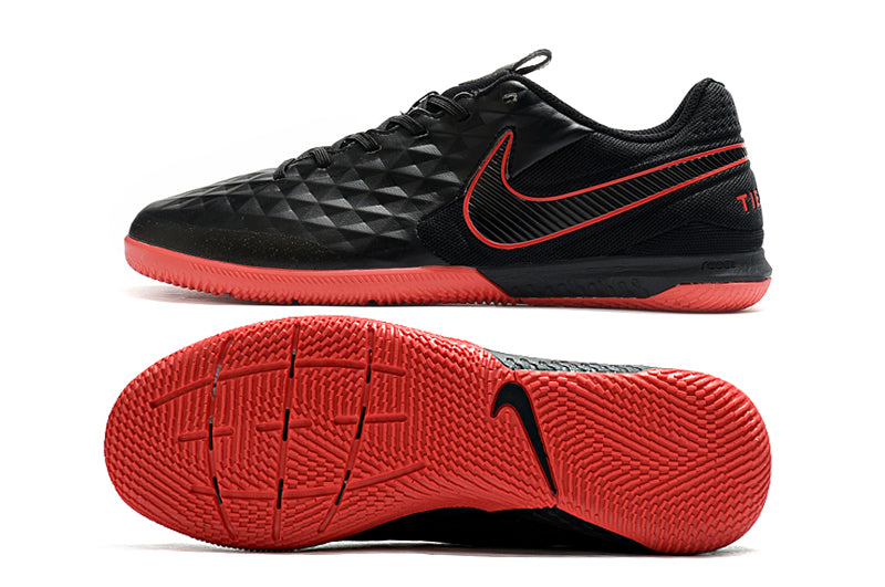 Chuteira Nike Tiempo Legend 8 Futsal Pro Preto/Vermelho