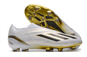 Chuteira Adidas X Speedportal + Branco/Dourado