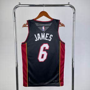 Regata NBA Miami Heat Icon Edition LeBron James Preta