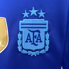 Kit Infantil Seleção Argentina Away 2024/25 - Adidas Torcedor - Azul