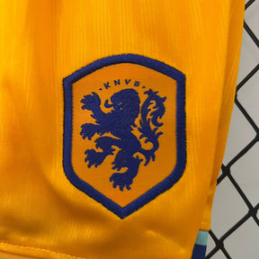 Kit Infantil Seleção Holanda Home 2024/25 - Nike Torcedor - Laranja