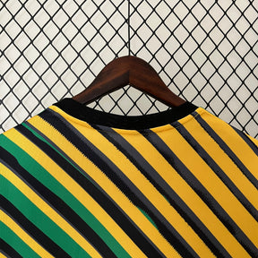 Camisa Seleção Jamaica Treino 2024/25 - Adidas Torcedor Masculina - Verde/Amarela