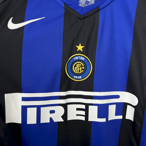 Camisa Inter de Milão Home 2004/05 - Nike Retrô Masculina - Azul/Preta