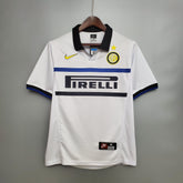 Camisa Inter de Milão Away 1998/99 - Nike Retrô Masculina - Branca/Preta