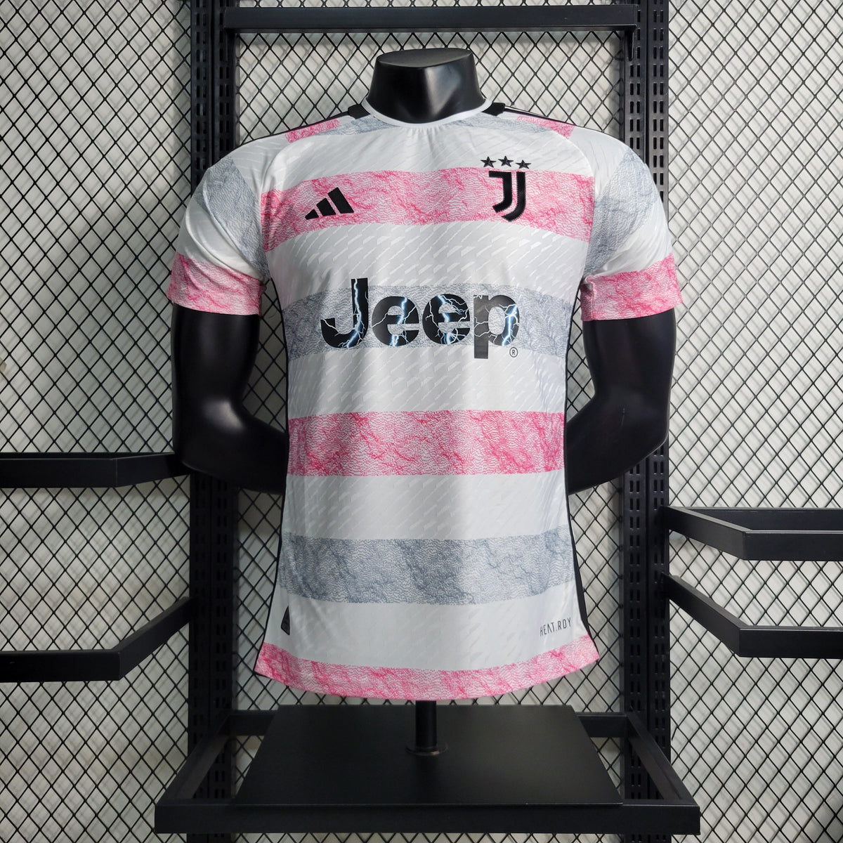 Camisa Juventus Away 2023/24 - Adidas Jogador Masculina - Branca/Vermelha