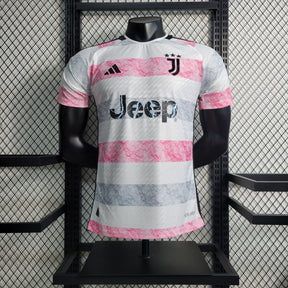 Camisa Juventus Away 2023/24 - Adidas Jogador Masculina - Branca/Vermelha