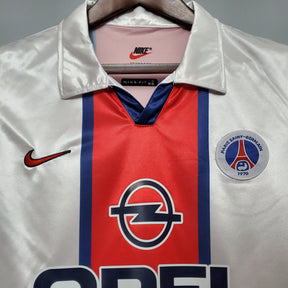 Camisa PSG Away 1998/99 - Nike Retrô Masculina - Branca/Vermelha