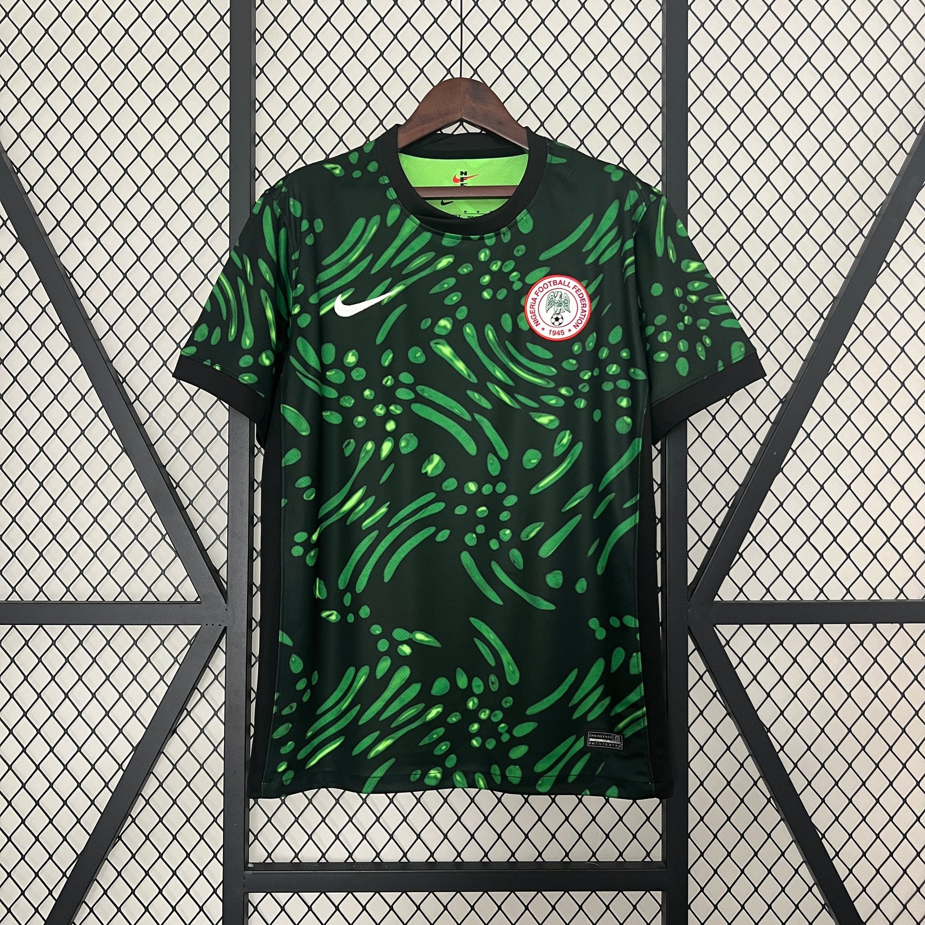 Camisa Seleção Nigéria Home 2024/25 - Nike Torcedor Masculina - Verde/Preta