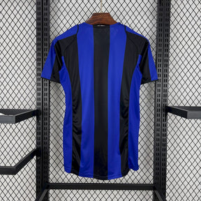 Camisa Inter de Milão Home 2004/05 - Nike Retrô Masculina - Azul/Preta