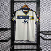 Camisa Parma Away 2001/02 - Champion Retrô Masculina - Branca/Azul