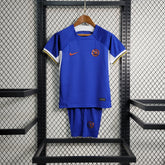 Kit Infantil Chelsea Home 2023/24 - Nike Torcedor - Azul/Dourado