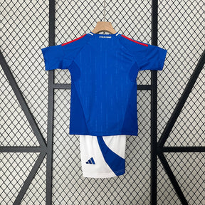 Kit Infantil Seleção Itália Home 2024/25 - Adidas Torcedor - Azul