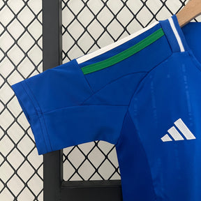 Kit Infantil Seleção Itália Home 2024/25 - Adidas Torcedor - Azul