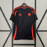 Camisa Seleção Colômbia Away 2024/25 - Adidas Torcedor Masculina - Preta/Laranja