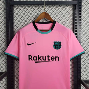 Camisa Barcelona Third 2021/22 - Nike Torcedor Masculina - Rosa/Verde