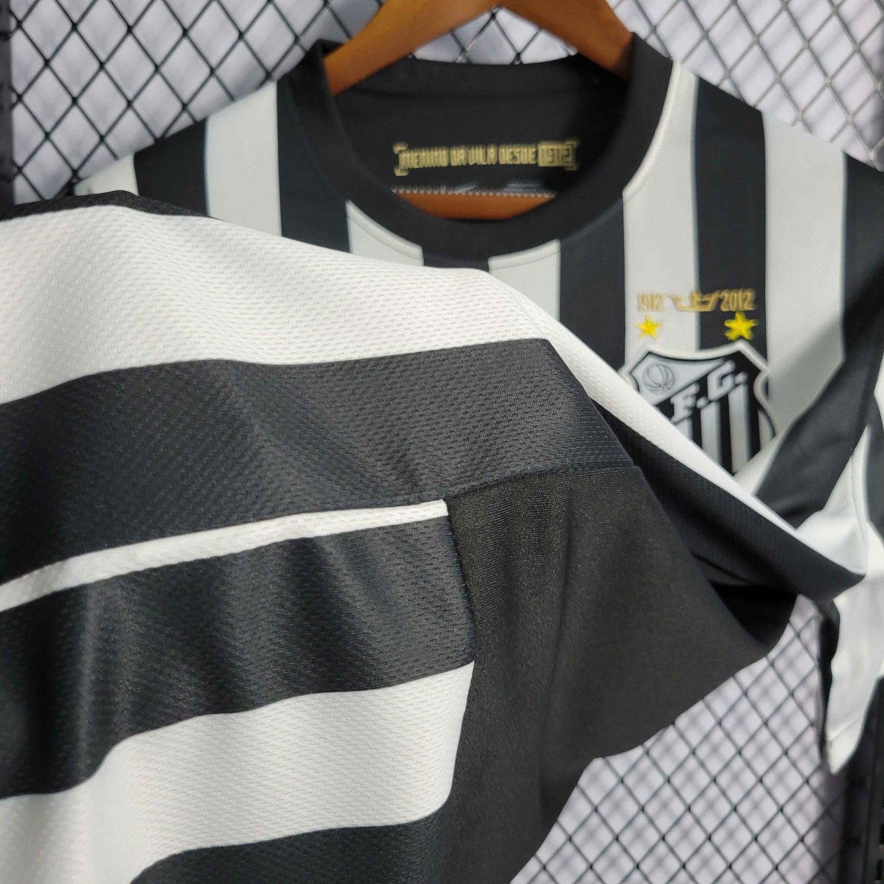 Camisa Santos Away 2012/13 - Nike Retrô Masculina - Branca/Preta