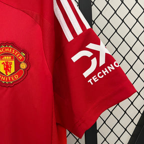 Camisa Manchester United Home 2024/25 - Adidas Torcedor Masculina - Vermelha/Branca