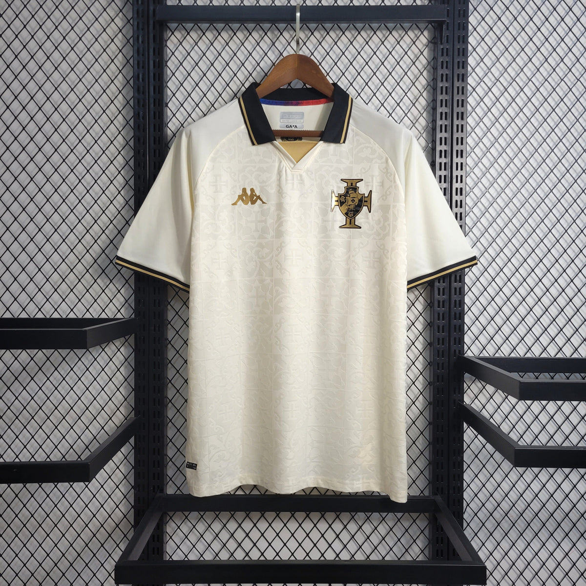 Camisa Vasco Edição Especial 2022/23 - Kappa Torcedor Masculina - Bege/Dourada