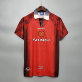 Camisa Manchester United Home 1996 - Umbro Retrô Masculina - Vermelha