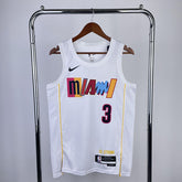 Regata NBA Miami Heat City Edition 22/23 Dwayne Wade Branca