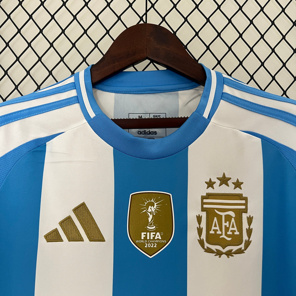 Camisa Seleção Argentina Home 2024/25 - Adidas Torcedor Masculina - Azul/Branca