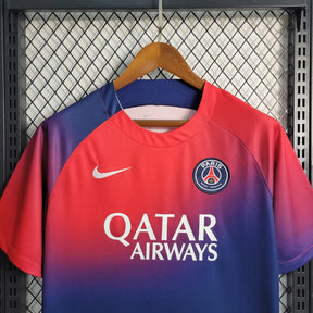 Camisa PSG Treino 2023/24 - Nike Torcedor Masculina - Vermelha/Azul