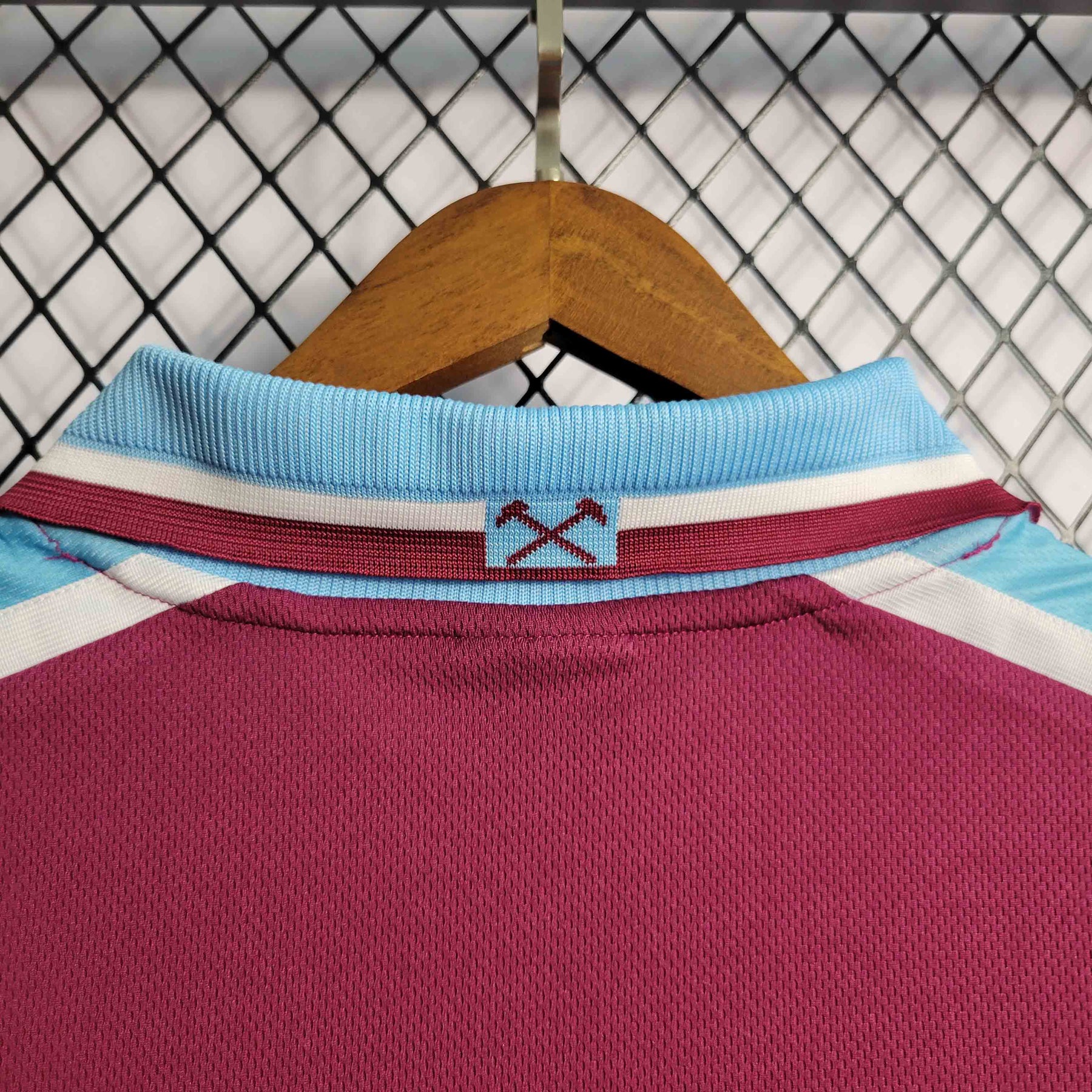 Camisa West Ham Home 1999/01 - Fila Retrô Masculina - Bordo/Azul