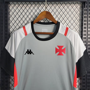 Camisa Vasco da Gama Treino 2023/24 - Kappa Torcedor Masculina - Cinza