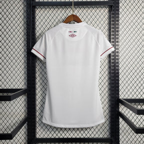 Camisa Fluminense Away 2023/24 - Umbro Torcedor Feminina - Branca/Verde