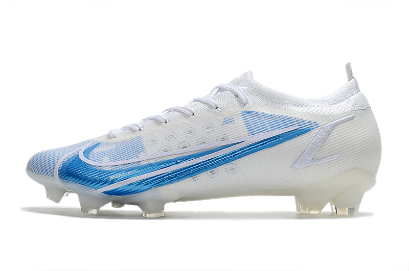 Chuteira Nike Mercurial Vapor 14 Elite Branco/Azul