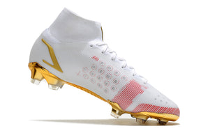 Chuteira Nike Mercurial Superfly 8 Elite Branco/Dourado