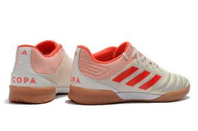 Chuteira Adidas Copa 20.1 Futsal Branco/Vermelho